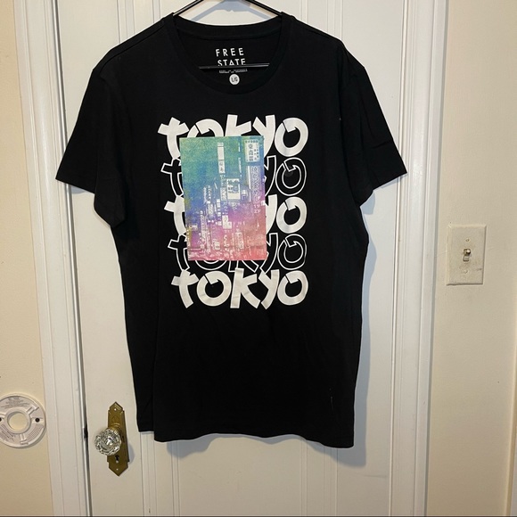 Free State mens tee-large. black - Picture 1 of 7